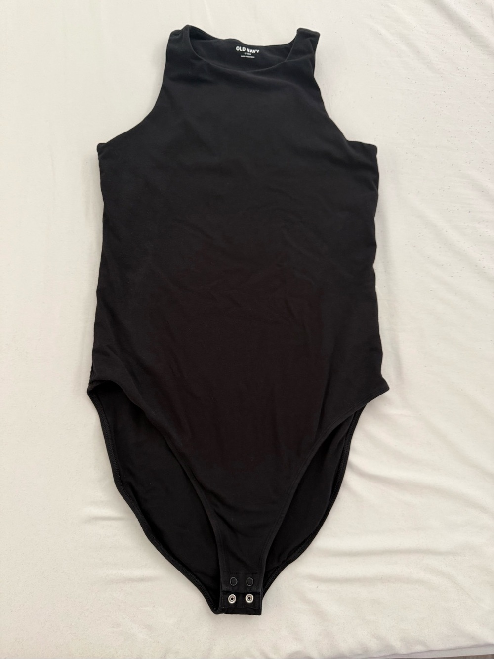 Old Navy Black Womens One-Piece Bodysuit Large Tall